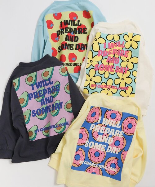 BREEZE（ブリーズ）の「バックボックスロンT_ジュニア対応（Tシャツ/カットソー・キッズ・ブラック/オフホワイト/サックスブルー/イエロー・90/80/100/140/130/120/110）」の7枚目の写真