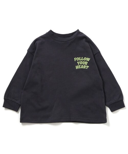 BREEZE（ブリーズ）の「バックボックスロンT_ジュニア対応（Tシャツ/カットソー・キッズ・ブラック/オフホワイト/サックスブルー/イエロー・90/80/100/140/130/120/110）」の9枚目の写真