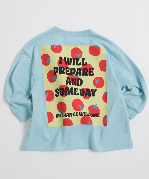 BREEZE（ブリーズ）の「バックボックスロンT_ジュニア対応（Tシャツ/カットソー・キッズ・ブラック/オフホワイト/サックスブルー/イエロー・90/80/100/140/130/120/110）」の3枚目の写真