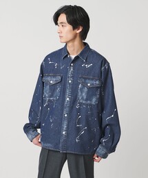 UNITED ARROWS | 【別注】<WESCOT>スプラッシュ ペイント デニム シャツ(シャツ/ブラウス)