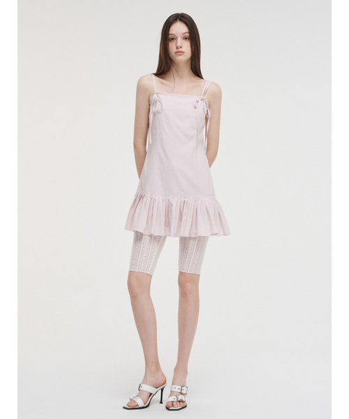 ETMON(エトモン)の「Slip Pleats Mini Dress Pink(ワンピース・レディース・その他・S/M)」の5枚目の写真