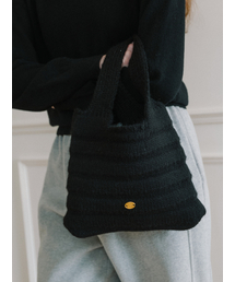 LAMINEZ（ラミネズ）の「オリジンニットバッグ - ブラック（トートバッグ）」