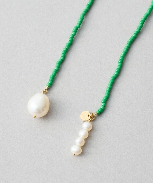 Jouete（ジュエッテ）の「[ラリエット] パール×ビーズ（ネックレス・レディース・イエローゴールド・FREE）」の4枚目の写真