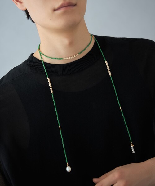 Jouete（ジュエッテ）の「[ラリエット] パール×ビーズ（ネックレス・レディース・イエローゴールド・FREE）」の7枚目の写真