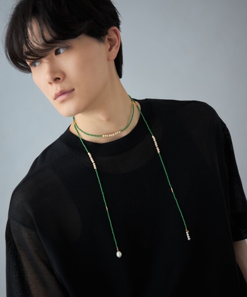 Jouete（ジュエッテ）の「[ラリエット] パール×ビーズ（ネックレス・レディース・イエローゴールド・FREE）」の8枚目の写真