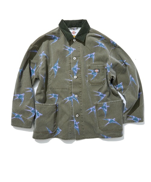 NATAL DESIGN(ネイタルデザイン)の「Dickies × NATAL DESIGN / BRIAN DECK JACKET(LUCKY SWALLOW)(ブルゾン・メンズ・グリーン系その他・SMALL/MEDIUM/LARGE)」の5枚目の写真