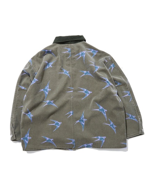 NATAL DESIGN(ネイタルデザイン)の「Dickies × NATAL DESIGN / BRIAN DECK JACKET(LUCKY SWALLOW)(ブルゾン・メンズ・グリーン系その他・SMALL/MEDIUM/LARGE)」の6枚目の写真