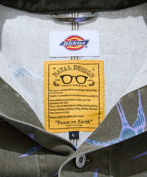 NATAL DESIGN(ネイタルデザイン)の「Dickies × NATAL DESIGN / BRIAN DECK JACKET(LUCKY SWALLOW)(ブルゾン・メンズ・グリーン系その他・SMALL/MEDIUM/LARGE)」の14枚目の写真