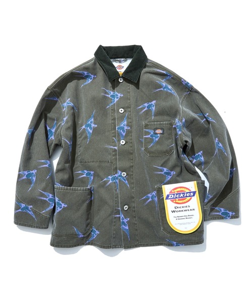 NATAL DESIGN(ネイタルデザイン)の「Dickies × NATAL DESIGN / BRIAN DECK JACKET(LUCKY SWALLOW)(ブルゾン・メンズ・グリーン系その他・SMALL/MEDIUM/LARGE)」の4枚目の写真