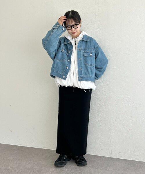 LIVETART(リヴェタート)の「《FRIPIER》ビッグマウンテンパーカー(ブルゾン・レディース・アンティークゴールド/ホワイト・FREE)」の19枚目の写真