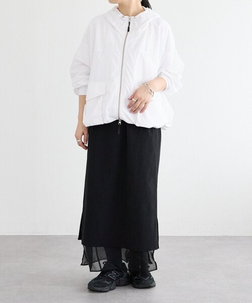 LIVETART(リヴェタート)の「《FRIPIER》ビッグマウンテンパーカー(ブルゾン・レディース・アンティークゴールド/ホワイト・FREE)」の4枚目の写真