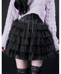 AVENCHUMU（アバンチュウム）の「Studded corset tutu skirt（スカート）」