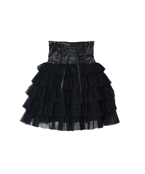 Studded corset tutu skirt（スカート）｜AVENCHUMU（アバンチュウム