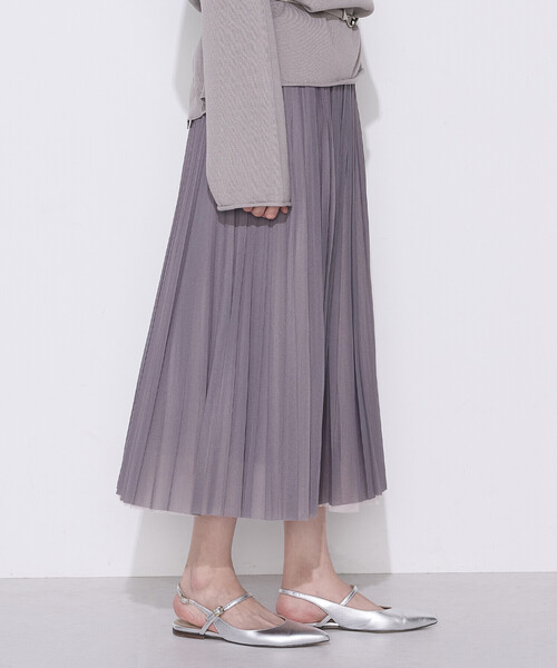 COMME CA(コムサ)の「ソフトチュール×ウーリー分繊トリコット広巾 スカート(スカート・レディース・ピンク・9号/7号/11号)」の11枚目の写真