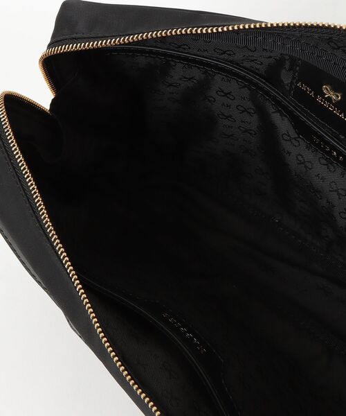 ANYA HINDMARCH（アニヤハインドマーチ）の「ANYA HINDMARCH Baby Bag in ECONYL regenerated Nylon with Calf アニヤハインドマーチ ショルダーバッグ（ショルダーバッグ・レディース・ブラック・FREE）」の8枚目の写真