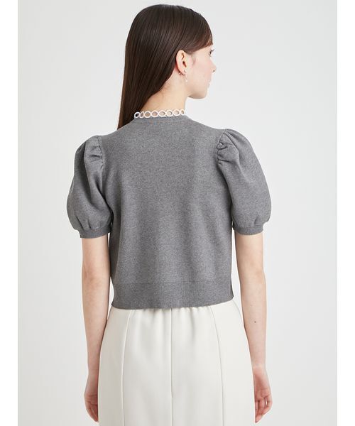 CELFORD(セルフォード)の「【UVカット】ビブヨークレースカーディガン(カーディガン/ボレロ・レディース・ブラック/グレー・F)」の12枚目の写真