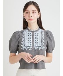 CELFORD | 【UVカット】ビブヨークレースカーディガン(カーディガン/ボレロ)