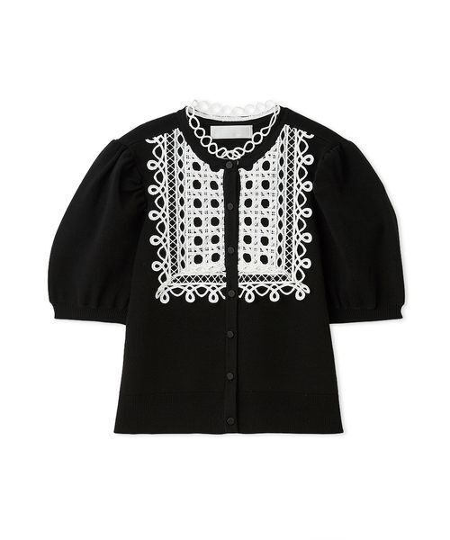 CELFORD(セルフォード)の「【UVカット】ビブヨークレースカーディガン(カーディガン/ボレロ・レディース・ブラック/グレー・F)」の22枚目の写真