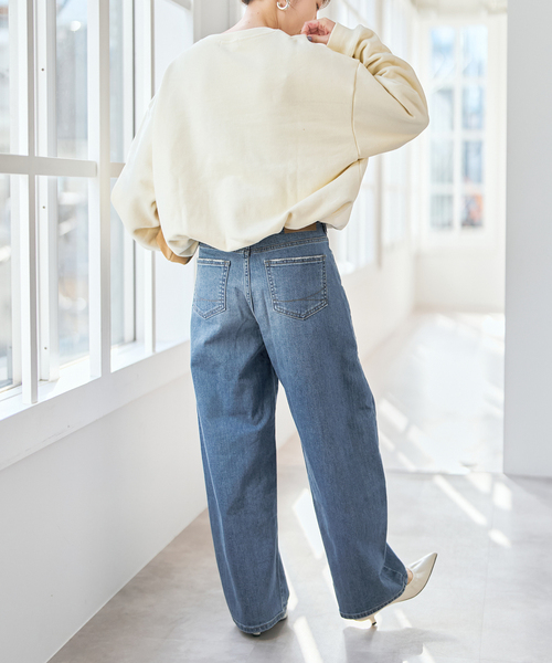 追加》SOMETHING / サムシング 別注 NEW HANA CURVE TAPERED*（デニム