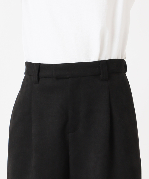 CITYSHOP（シティーショップ）の「FAUX SUEDE SHORTS：ハーフパンツ（その他パンツ・レディース・ブラック/グレー・38/36）」の14枚目の写真