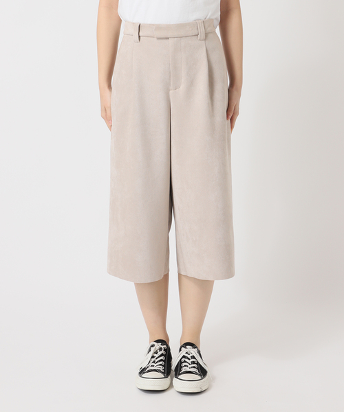 CITYSHOP（シティーショップ）の「FAUX SUEDE SHORTS：ハーフパンツ（その他パンツ・レディース・ブラック/グレー・38/36）」の21枚目の写真