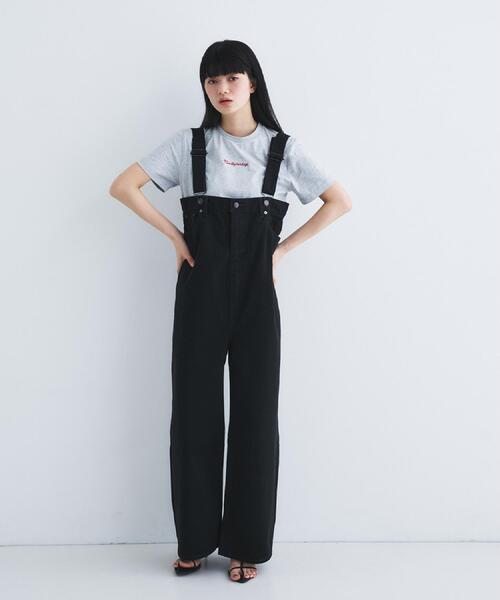 NEEDBY heritage(ニードバイヘリテージ)の「NEEDBY heritage|CROPPED TEE(Tシャツ/カットソー・レディース・グレー/ホワイト・00)」の7枚目の写真