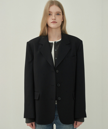 MOTT（モット）の「エッセンシャル3ボタンジャケット - ブラック（テーラードジャケット）」