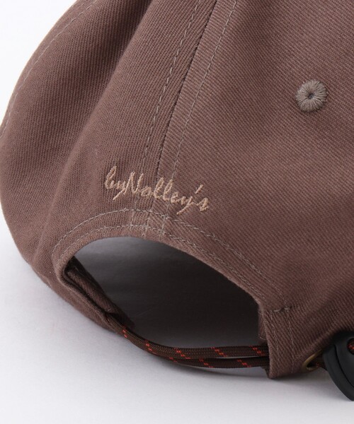 NOLLEY’S(ノーリーズ)の「【nolnol/ノルノル】ロゴ刺繍キャップ(キャップ・レディース・ブラウン/ブルー/アイボリー・FREE)」の10枚目の写真