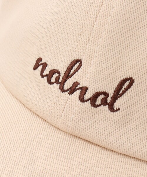 NOLLEY’S(ノーリーズ)の「【nolnol/ノルノル】ロゴ刺繍キャップ(キャップ・レディース・ブラウン/ブルー/アイボリー・FREE)」の12枚目の写真