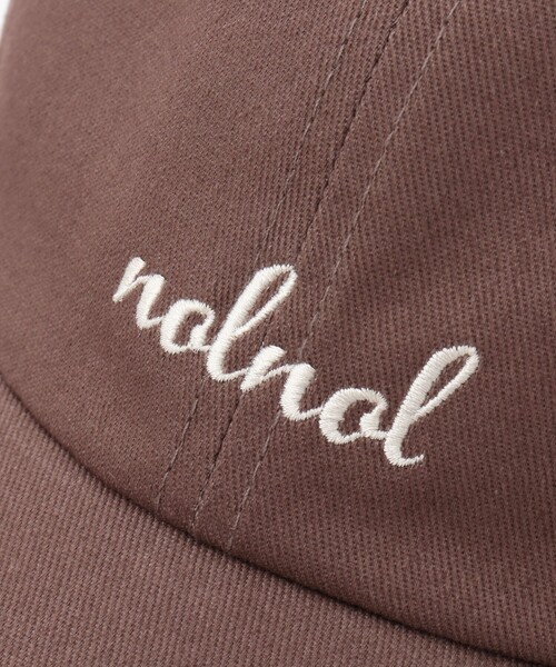 NOLLEY’S(ノーリーズ)の「【nolnol/ノルノル】ロゴ刺繍キャップ(キャップ・レディース・ブラウン/ブルー/アイボリー・FREE)」の14枚目の写真