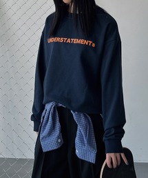 UNDERSTATEMENTs（アンダーステイトメント）の「【ユニセックス】ロゴベーシックスウェット（スウェット）」