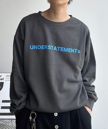 UNDERSTATEMENTs（アンダーステイトメント）の「【ユニセックス】ロゴベーシックスウェット（スウェット）」