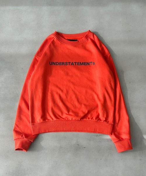 UNDERSTATEMENTs（アンダーステイトメント）の「【ユニセックス】ロゴベーシックスウェット（スウェット・メンズ・ライトグレー/ブラウン/レッド/オレンジ/ネイビー/チャコールグレー/オフホワイト/ブルー/ライトブルー/ブラック・MEDIUM/LARGE）」の10枚目の写真