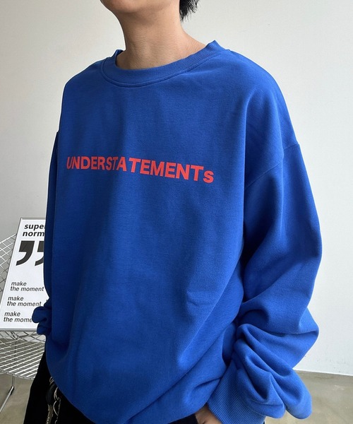 UNDERSTATEMENTs（アンダーステイトメント）の「【ユニセックス】ロゴベーシックスウェット（スウェット・メンズ・ライトグレー/ブラウン/レッド/オレンジ/ネイビー/チャコールグレー/オフホワイト/ブルー/ライトブルー/ブラック・MEDIUM/LARGE）」の8枚目の写真
