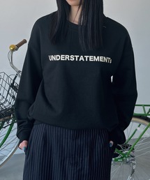 UNDERSTATEMENTs（アンダーステイトメント）の「【ユニセックス】ロゴベーシックスウェット（スウェット）」