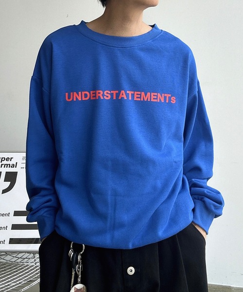 UNDERSTATEMENTs（アンダーステイトメント）の「【ユニセックス】ロゴベーシックスウェット（スウェット・メンズ・ライトグレー/ブラウン/レッド/オレンジ/ネイビー/チャコールグレー/オフホワイト/ブルー/ライトブルー/ブラック・MEDIUM/LARGE）」の22枚目の写真
