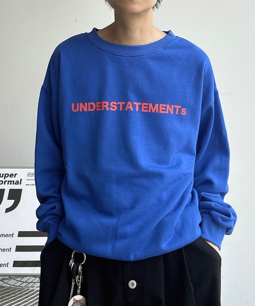 UNDERSTATEMENTs（アンダーステイトメント）の「【ユニセックス】ロゴベーシックスウェット（スウェット・メンズ・ライトグレー/ブラウン/レッド/オレンジ/ネイビー/チャコールグレー/オフホワイト/ブルー/ライトブルー/ブラック・MEDIUM/LARGE）」の21枚目の写真