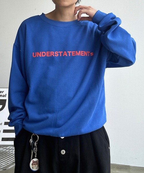 UNDERSTATEMENTs（アンダーステイトメント）の「【ユニセックス】ロゴベーシックスウェット（スウェット・メンズ・ライトグレー/ブラウン/レッド/オレンジ/ネイビー/チャコールグレー/オフホワイト/ブルー/ライトブルー/ブラック・MEDIUM/LARGE）」の20枚目の写真