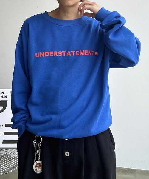 UNDERSTATEMENTs（アンダーステイトメント）の「【ユニセックス】ロゴベーシックスウェット（スウェット・メンズ・ライトグレー/ブラウン/レッド/オレンジ/ネイビー/チャコールグレー/オフホワイト/ブルー/ライトブルー/ブラック・MEDIUM/LARGE）」の19枚目の写真