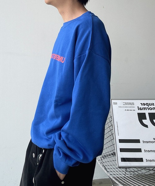 UNDERSTATEMENTs（アンダーステイトメント）の「【ユニセックス】ロゴベーシックスウェット（スウェット・メンズ・ライトグレー/ブラウン/レッド/オレンジ/ネイビー/チャコールグレー/オフホワイト/ブルー/ライトブルー/ブラック・MEDIUM/LARGE）」の15枚目の写真