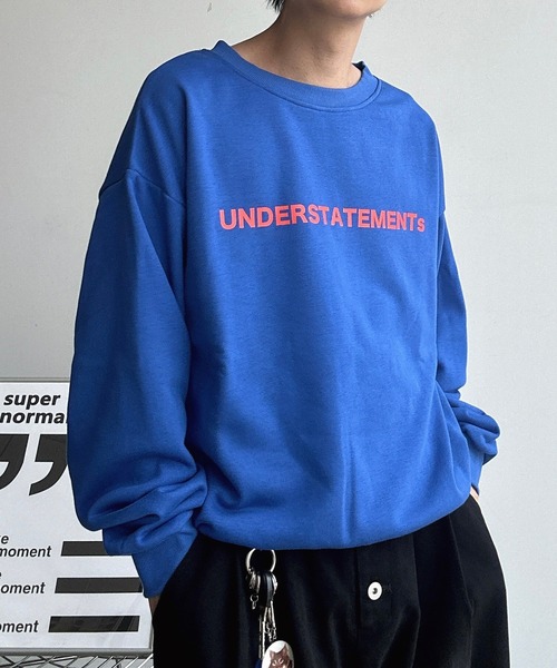 UNDERSTATEMENTs（アンダーステイトメント）の「【ユニセックス】ロゴベーシックスウェット（スウェット・メンズ・ライトグレー/ブラウン/レッド/オレンジ/ネイビー/チャコールグレー/オフホワイト/ブルー/ライトブルー/ブラック・MEDIUM/LARGE）」の14枚目の写真