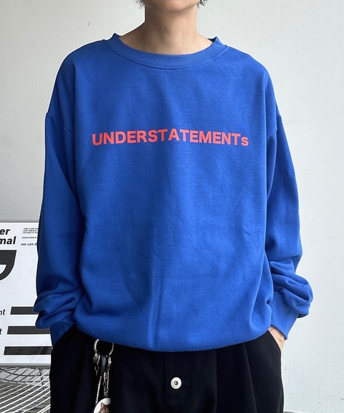 UNDERSTATEMENTs（アンダーステイトメント）の「【ユニセックス】ロゴベーシックスウェット（スウェット・メンズ・ライトグレー/ブラウン/レッド/オレンジ/ネイビー/チャコールグレー/オフホワイト/ブルー/ライトブルー/ブラック・MEDIUM/LARGE）」の13枚目の写真