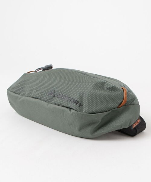 GREGORY(グレゴリー)の「ナノウエストパックミニ NANO WAISTPACK MINI テレイングリーン(ボディバッグ/ウエストポーチ・メンズ・グリーン系・ONE SIZE)」の3枚目の写真