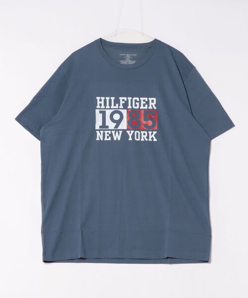 TOMMY HILFIGER(トミーヒルフィガー)の「TOMMY HILFIGER ロゴ半袖Tシャツ(Tシャツ/カットソー・メンズ・ホワイト/ネイビー/ブルー系その他・MEDIUM/X-LARGE/LARGE)」の3枚目の写真