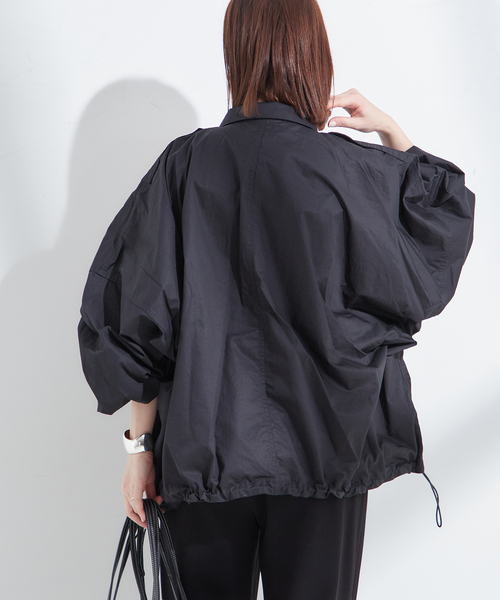 journal standard L'essage（ジャーナルスタンダードレサージュ）の「《追加》別注【ILL ONE EIGHTY/イル ワンエイティ】ショートブルゾン（ミリタリージャケット・レディース・グリーン/ブラック・FREE）」の5枚目の写真