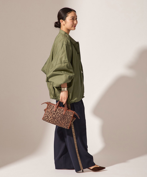 journal standard L'essage（ジャーナルスタンダードレサージュ）の「《追加》別注【ILL ONE EIGHTY/イル ワンエイティ】ショートブルゾン（ミリタリージャケット・レディース・グリーン/ブラック・FREE）」の9枚目の写真