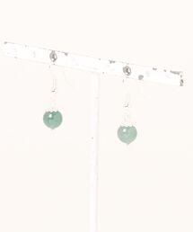 【チャイハネ】翡翠粒ピアス
