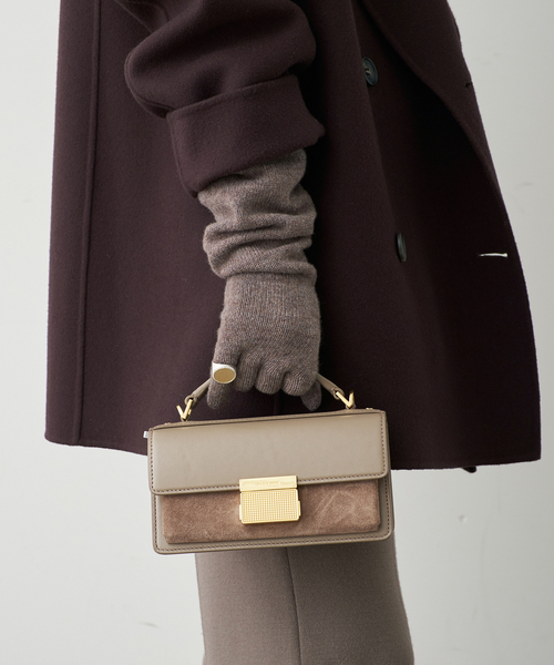 Deuxieme Classe(ドゥーズィエムクラス)の「【DARKPARK/ダークパーク】WOOL GLOVES(手袋・レディース・モカ・FREE)」の2枚目の写真