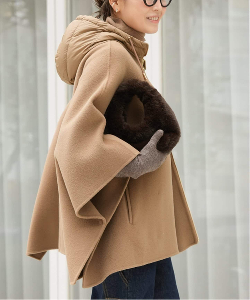 Deuxieme Classe(ドゥーズィエムクラス)の「【DARKPARK/ダークパーク】WOOL GLOVES(手袋・レディース・モカ・FREE)」の3枚目の写真