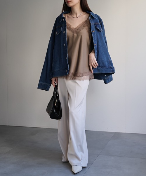 model：162cm 着用サイズ：F